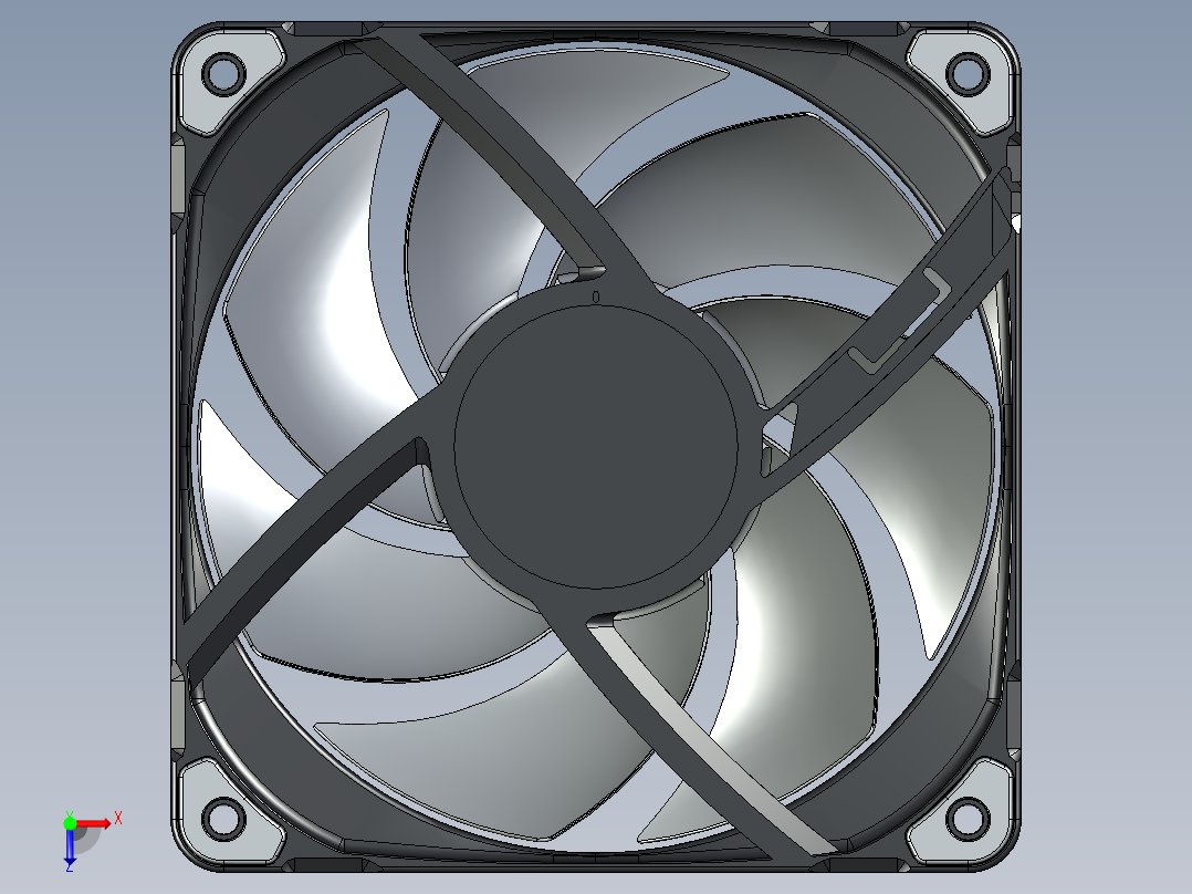 PH-F120T30 T30 风扇俯视图