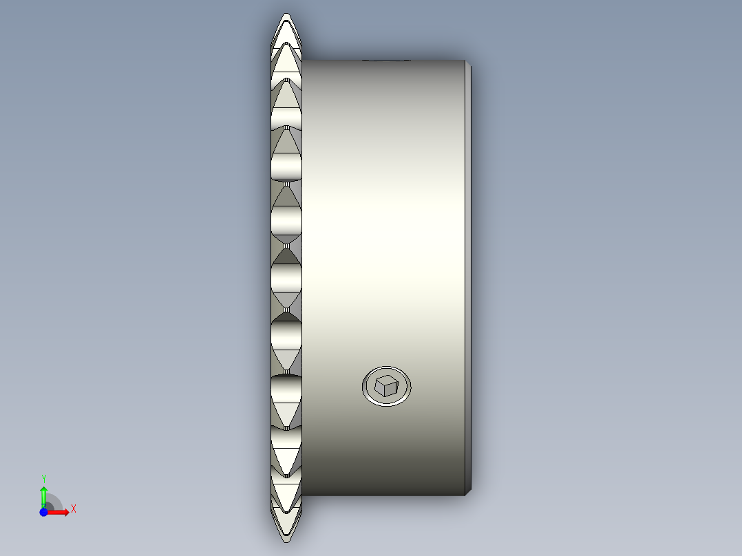 链轮-Sprocket_26-45-98-45_7-Y3前视图