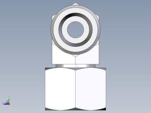 卡套式工业通用硬管接头EO_Swivel_nut_branch_tee_ET10SOMDCF右视缩略图