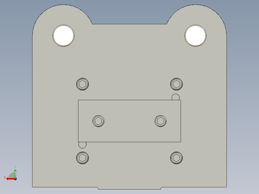 Q232-微型电机转子冲片复合冲压模具设计【三维proe】后视图