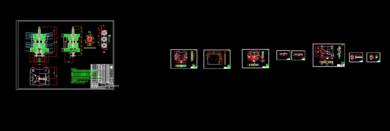Q232-微型电机转子冲片复合冲压模具设计【三维proe】