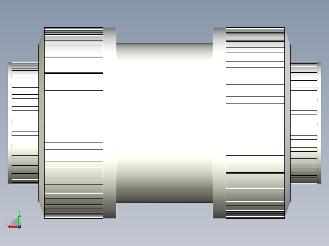+GF+工程压力管道系统SYGEF PVDF管件3D模型后视图