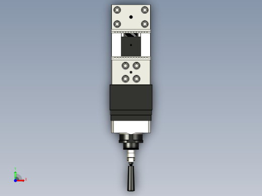 CNC 控制器虎钳前视缩略图