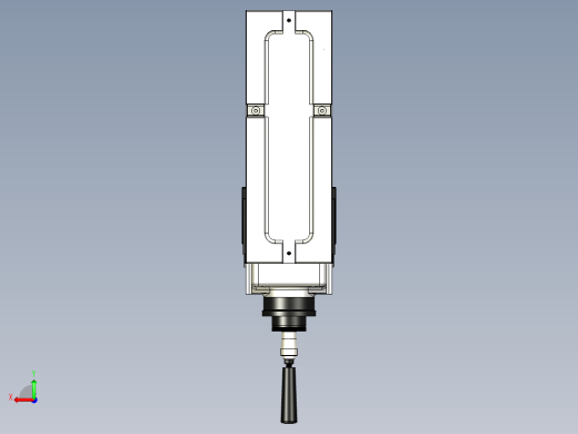 CNC 控制器虎钳后视缩略图