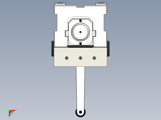 CNC 控制器虎钳俯视缩略图