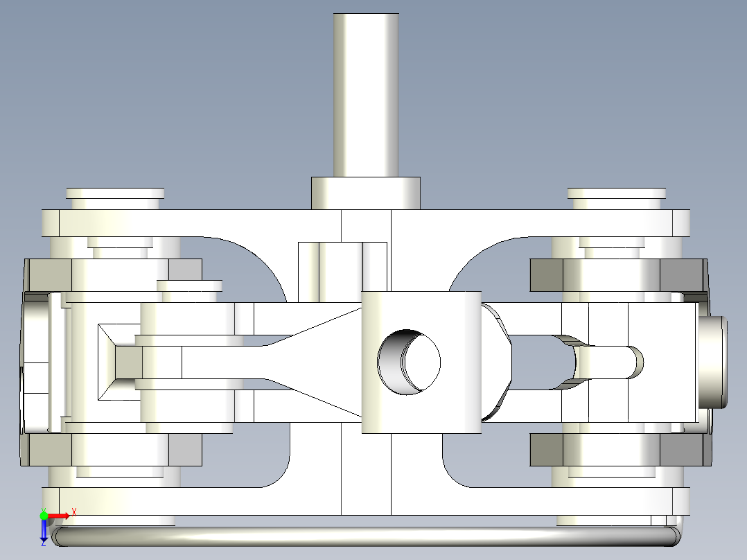 制动器 (12)俯视图