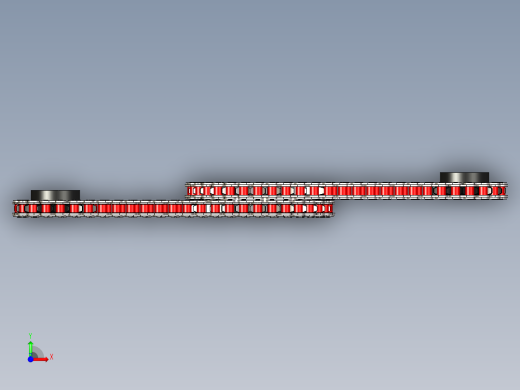 带滚子链的链轮---igs stp前视缩略图