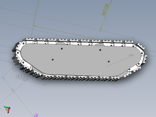 自制3d打印坦克履带