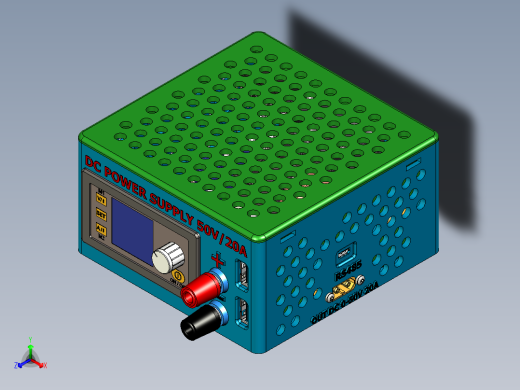 电源2 (3)正等轴测缩略图