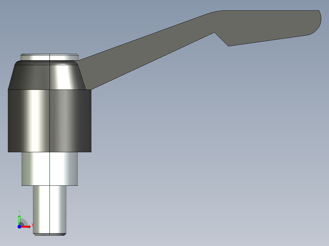 型材-KJN M8X12 CLAMPING LEVER 3842516845前视图
