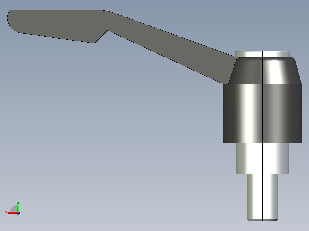 型材-KJN M8X12 CLAMPING LEVER 3842516845后视图