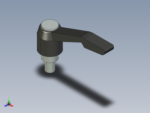 型材-KJN M8X12 CLAMPING LEVER 3842516845正等轴测缩略图