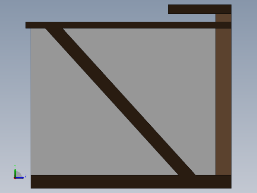 Wood+W桌子左视缩略图