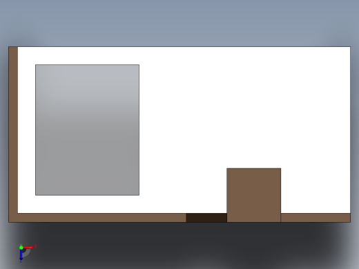 Wood+W桌子俯视缩略图