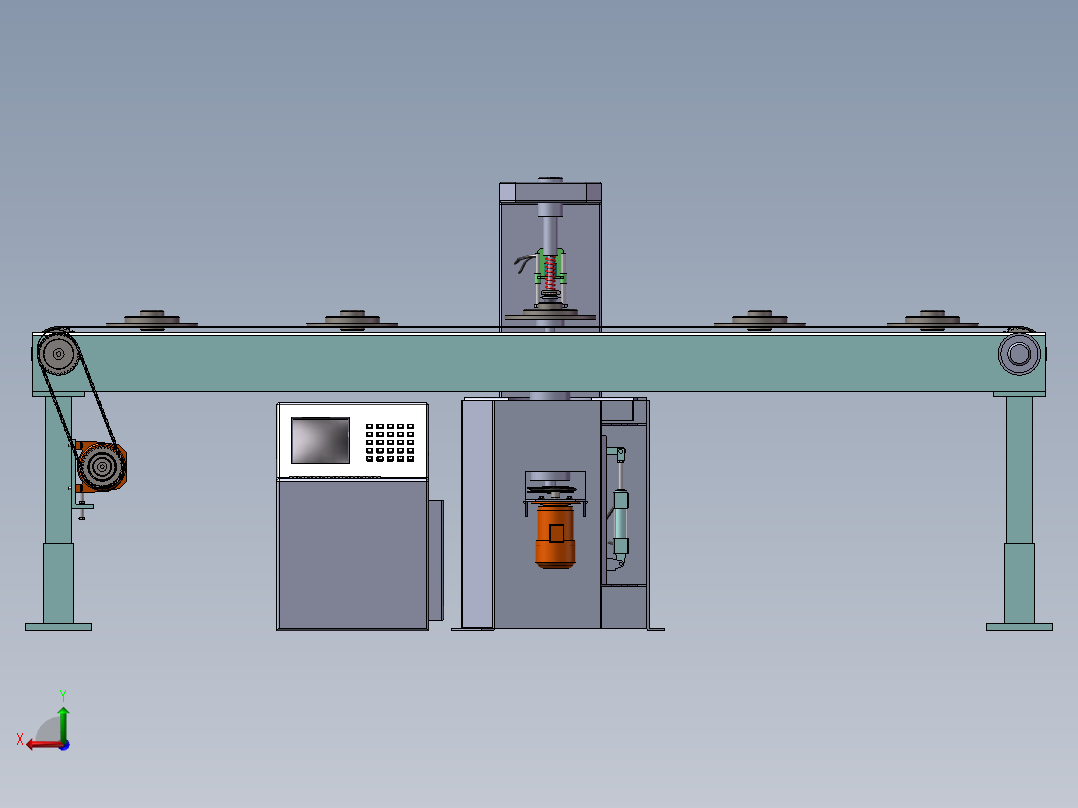 跳动检测机设备（非标设备）后视图