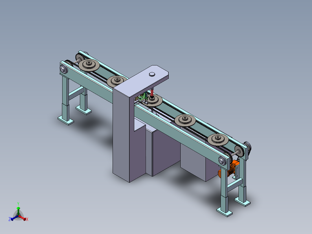 跳动检测机设备（非标设备）正等轴测图