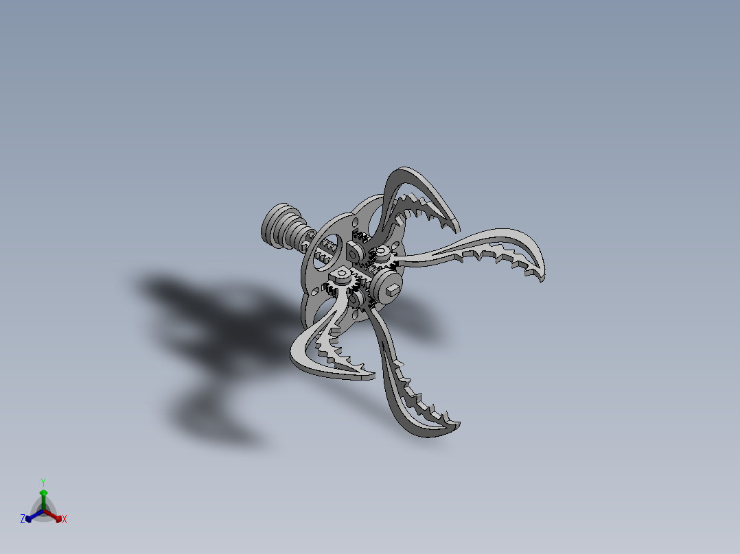 激光下料拼图机械爪AutoCAD, Parasolid, SOLIDWORKS 2016