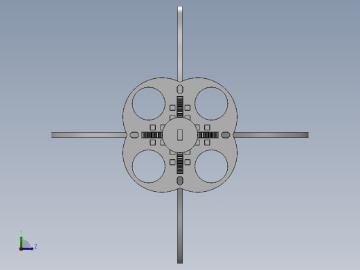 激光下料拼图机械爪AutoCAD, Parasolid, SOLIDWORKS 2016左视缩略图