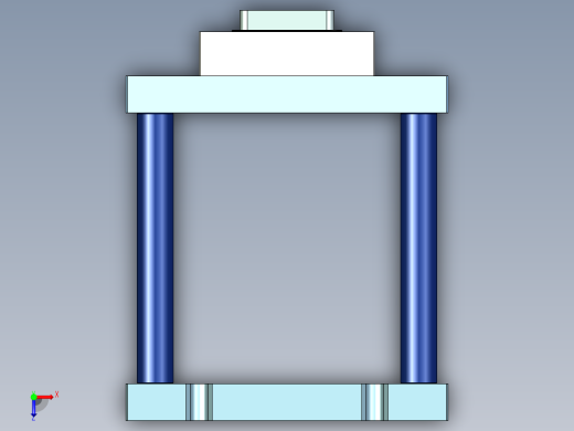 CNC4笔记本CNC工装夹具三维模型-3俯视缩略图
