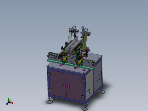 一种电池极耳贴双面胶设备sw18可编辑