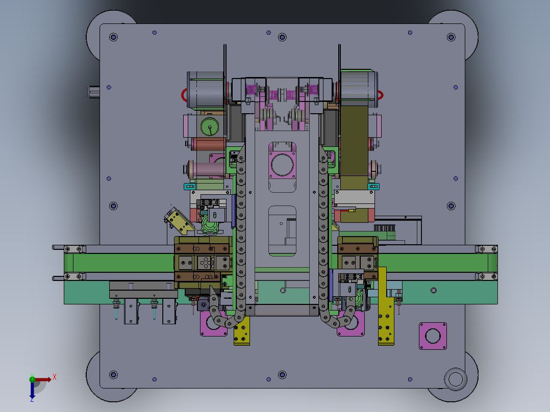 一种电池极耳贴双面胶设备sw18可编辑俯视图