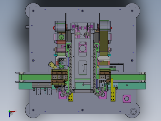 一种电池极耳贴双面胶设备sw18可编辑俯视缩略图