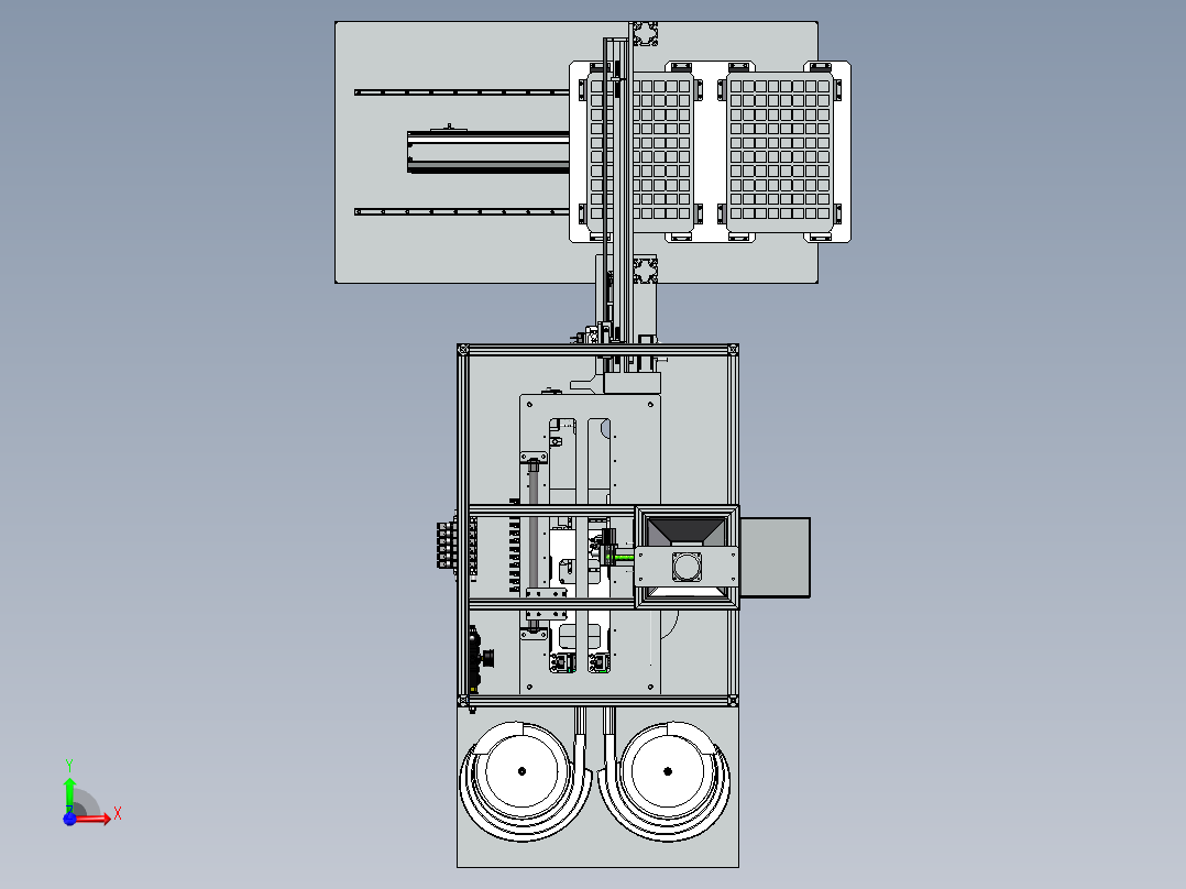 安全带车感自动组装设备sw18可编辑前视图