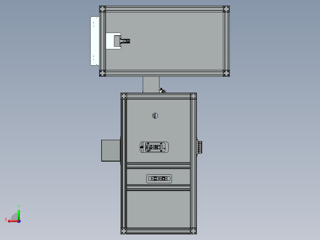 安全带车感自动组装设备sw18可编辑后视图