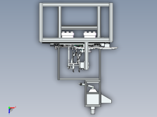 安全带车感自动组装设备sw18可编辑俯视缩略图