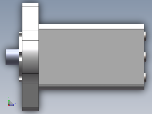 新式齿轮泵左视缩略图