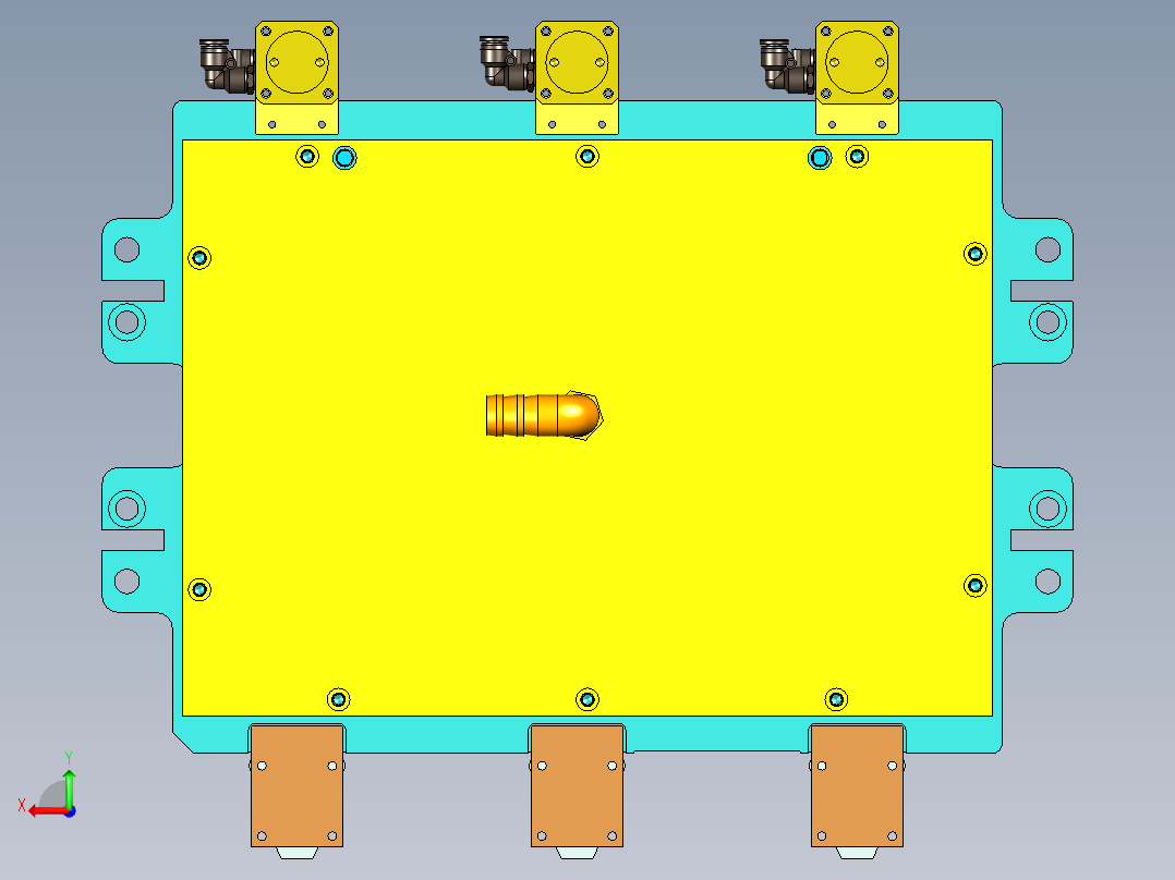 UX581-A-笔记本CNC工装夹具三维模型CNC4-190425后视图
