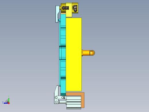 UX581-A-笔记本CNC工装夹具三维模型CNC4-190425右视缩略图
