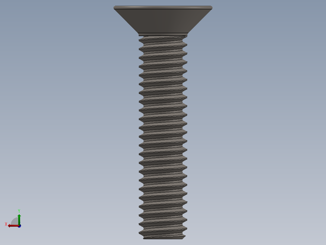 Screw_ISO_10642_M2x12_A2.SLDPRT后视图