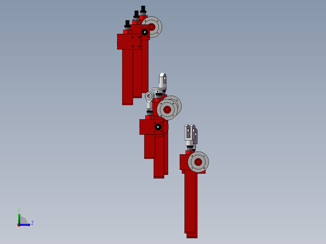 丝杠螺旋升降机 SJA50系列 8款左视图