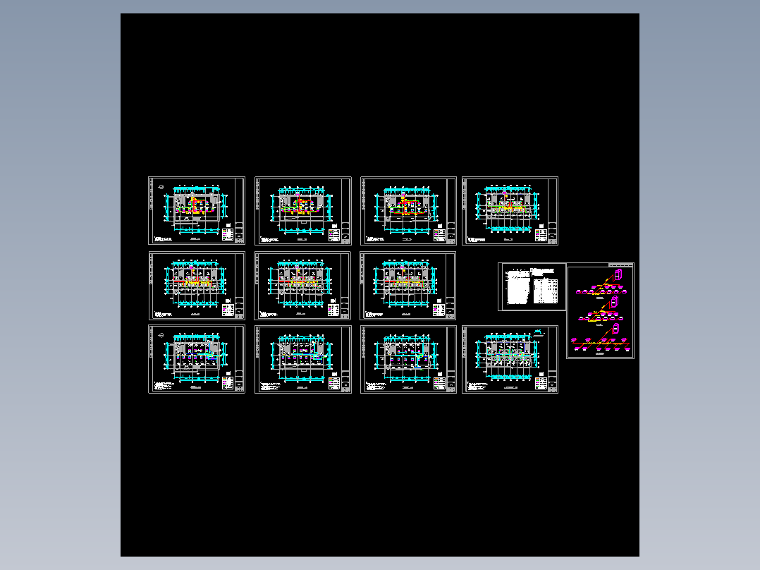 青年中心扩建暖通图