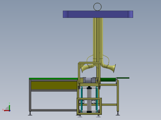 差速链皮带线升降机生产线sw18可编辑后视缩略图