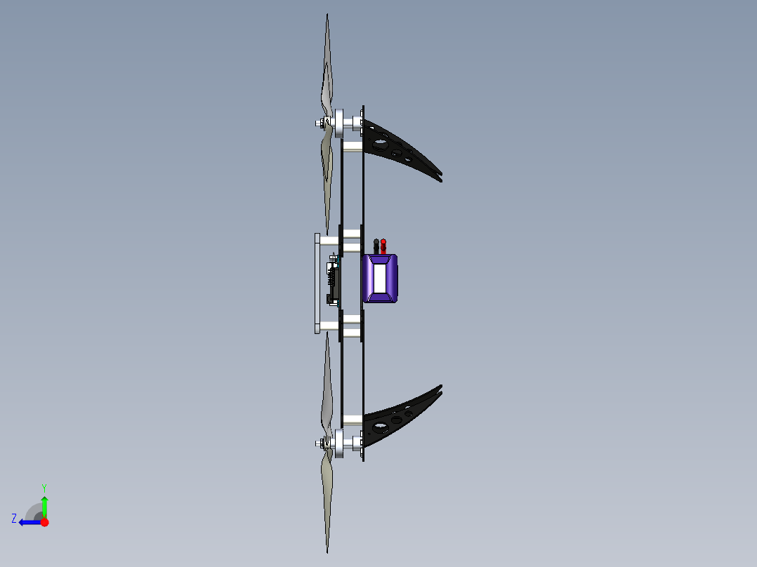 B2003972-四轴飞行器右视图