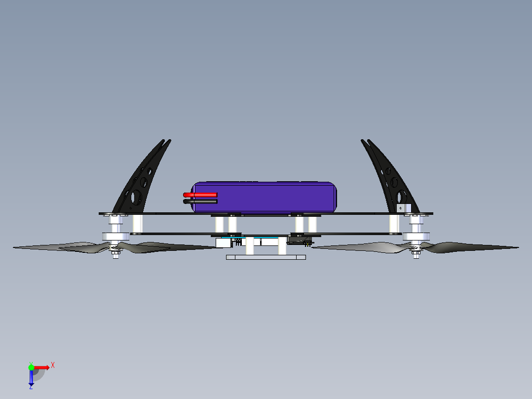 B2003972-四轴飞行器俯视图