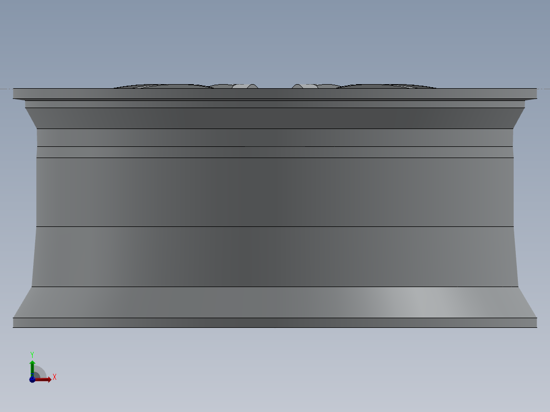 轮毂、轮胎(76)前视图