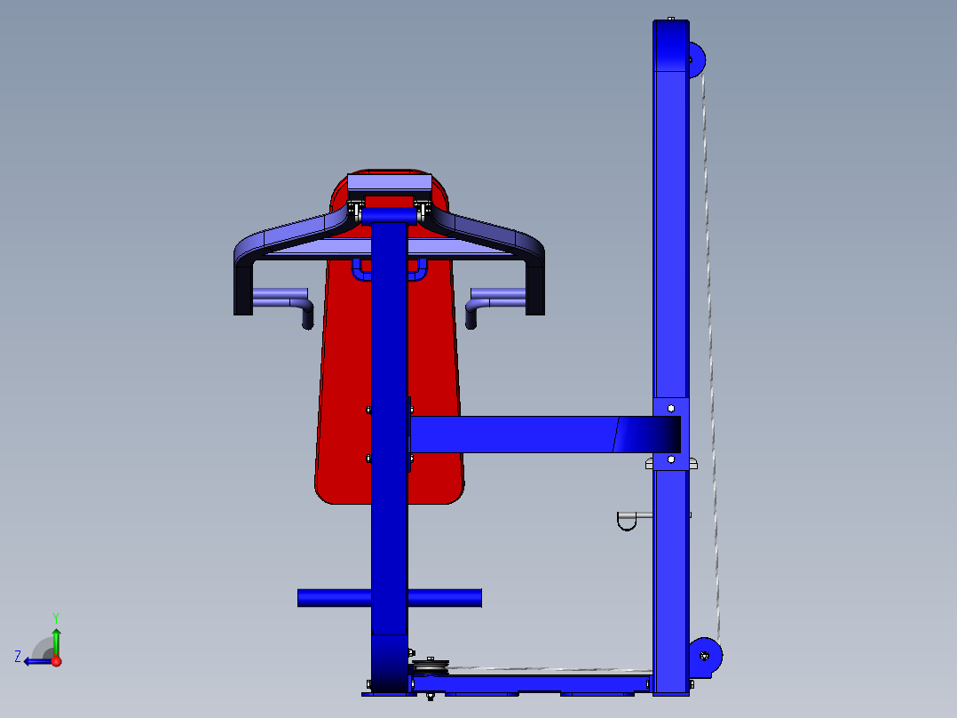 健身器材(97)右视图