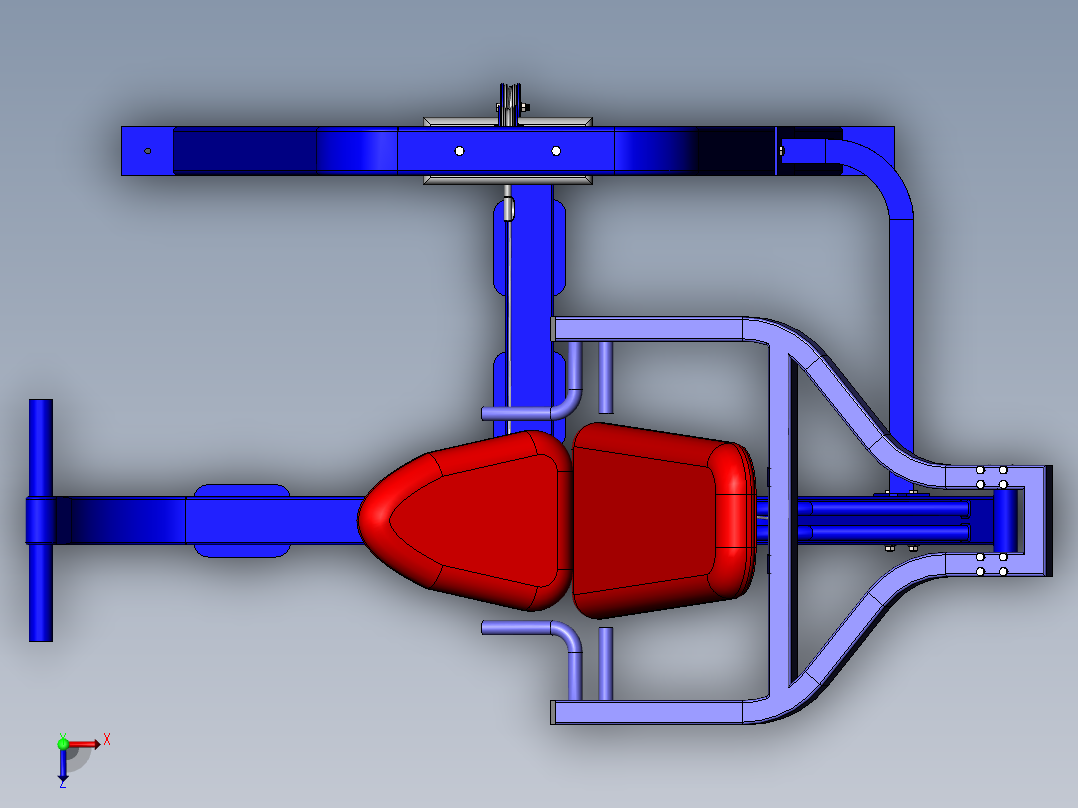 健身器材(97)俯视图