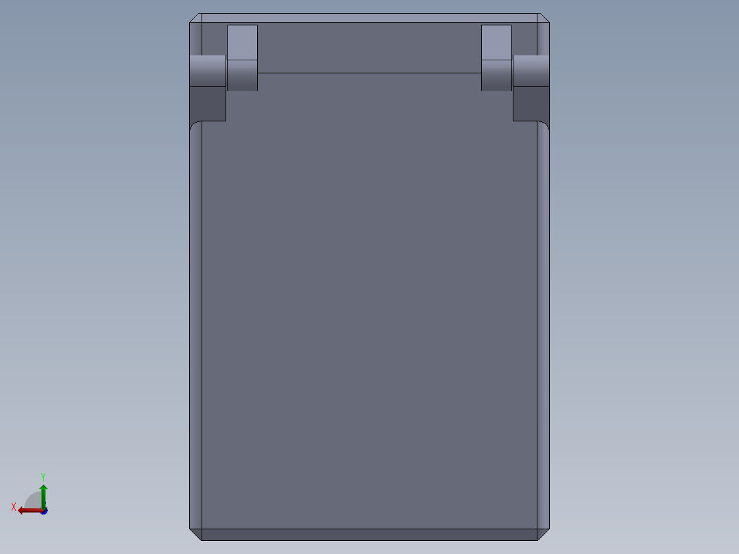 烟盒 – 12 支后视图