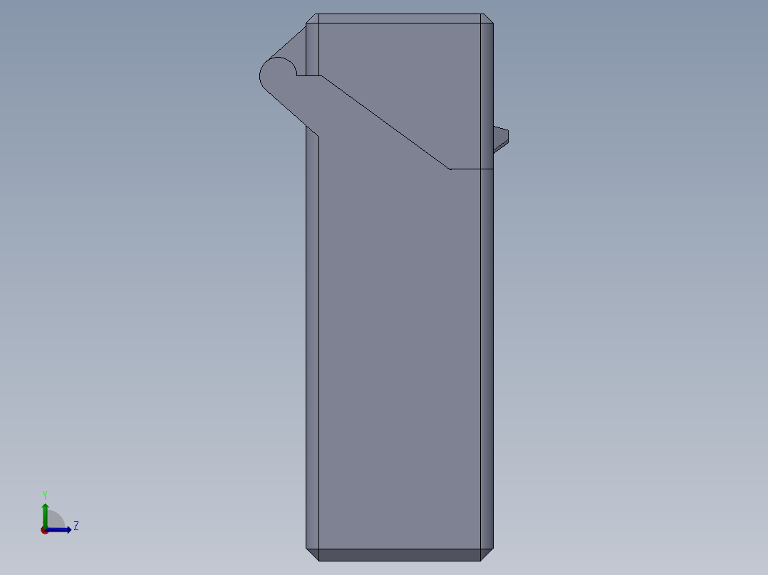 烟盒 – 12 支左视图
