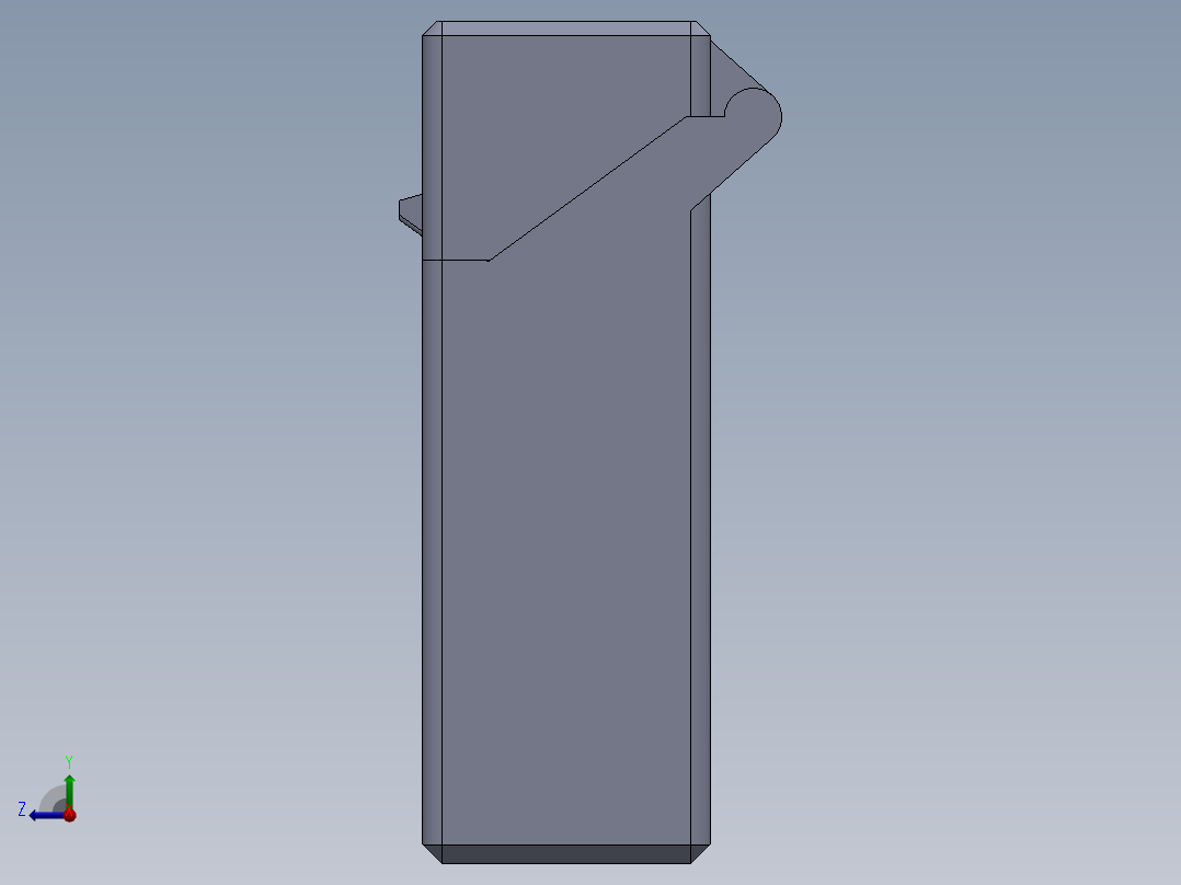 烟盒 – 12 支右视图