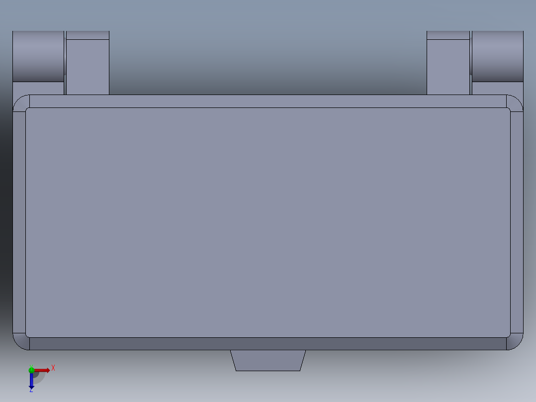 烟盒 – 12 支俯视图