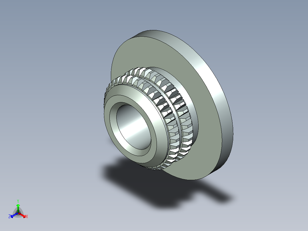 A0003255-MP-jet法兰螺母M3低型主视图