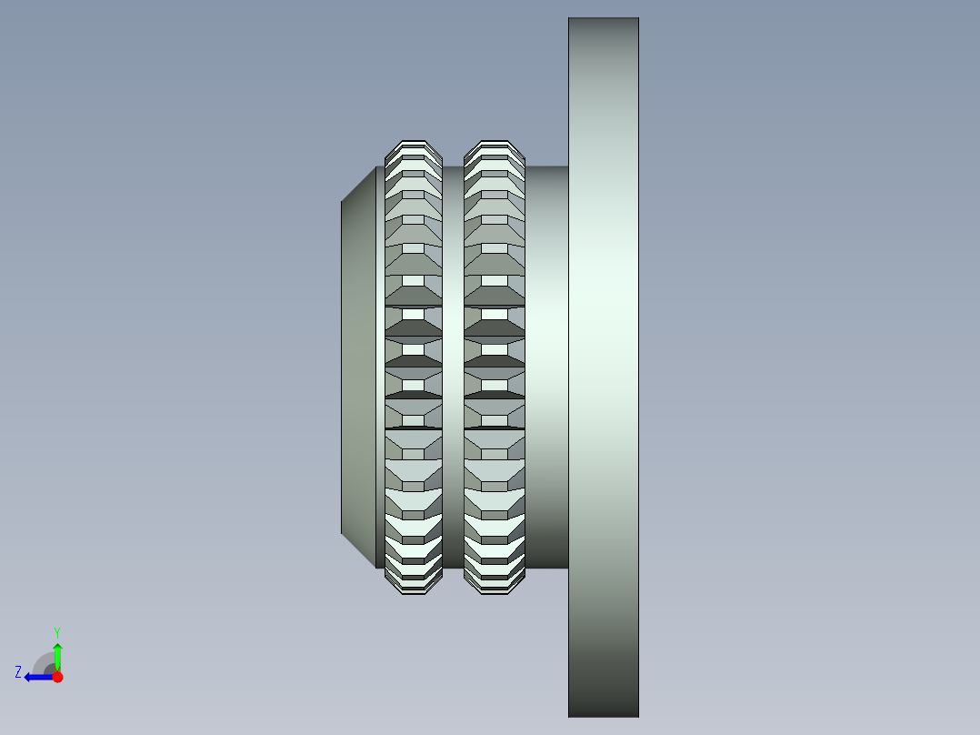A0003255-MP-jet法兰螺母M3低型右视图