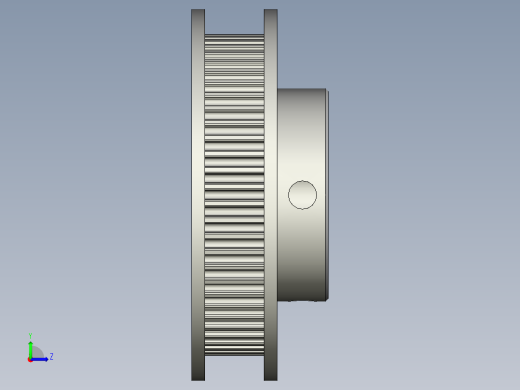 GT2皮带轮30齿_36齿_40齿_60齿左视缩略图