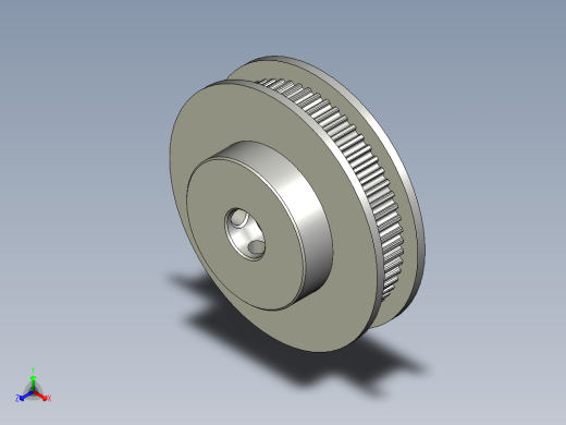 GT2皮带轮30齿_36齿_40齿_60齿正等轴测缩略图