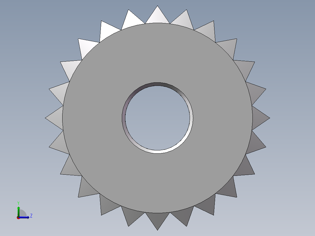 链轮齿轮GEAB0.8-24-5-B-6左视图